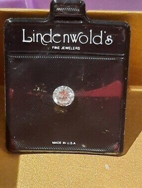 Authentic Genuine Lindenwold's Fine Jewelry 1.25CTTW CZ 7mm Solitaire Stone AAA